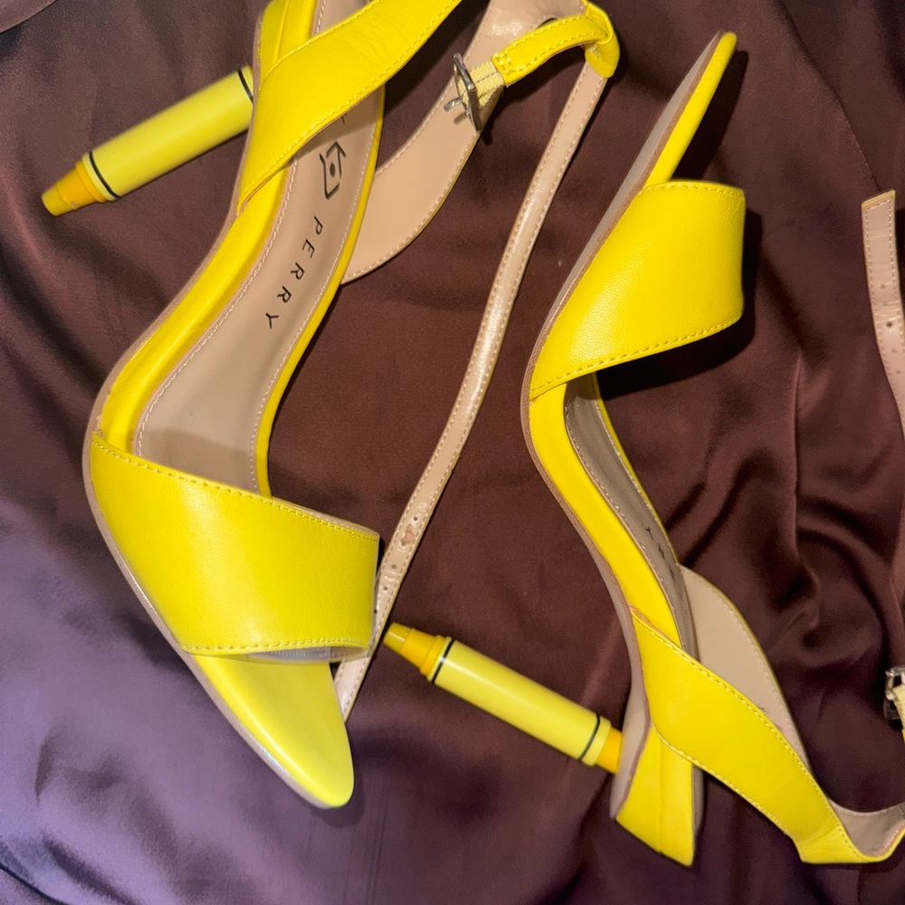 Katy Perry Collections Yellow Stiletto Heels